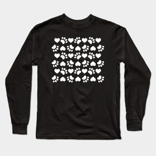 paw love heart 2 Long Sleeve T-Shirt